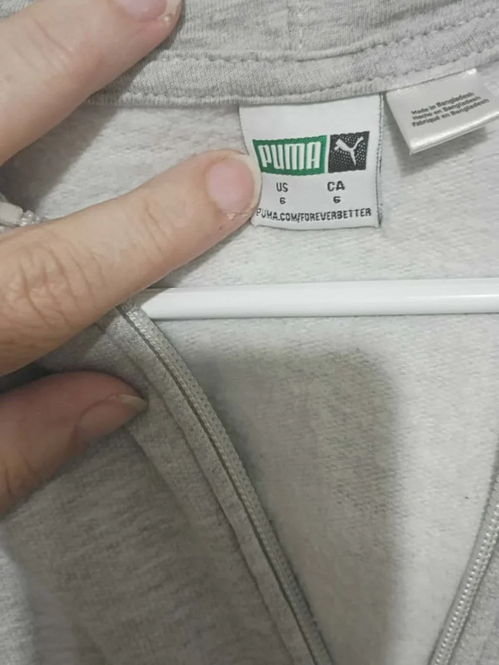 Puma Boys Zip up Jacket with Hood size 6